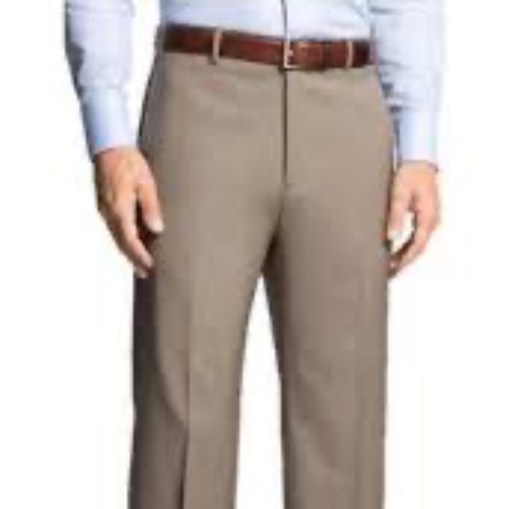 Riviera by Jack Victor Traveler Flat-Front Pants
